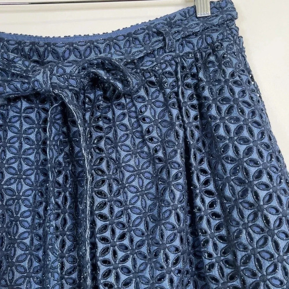 Banana Republic  Laser Cut Limited Edition Belted Eyelet Mini Skirt - Picture 6 of 10